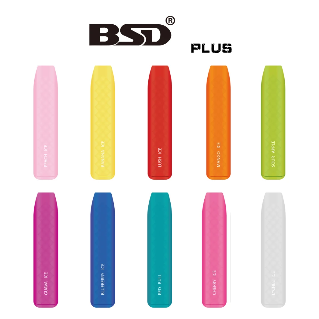 Hot Sell and Durable Bsd Plus Puff Bar 1200puffs Disposable Vape Ecigarettes Made in China