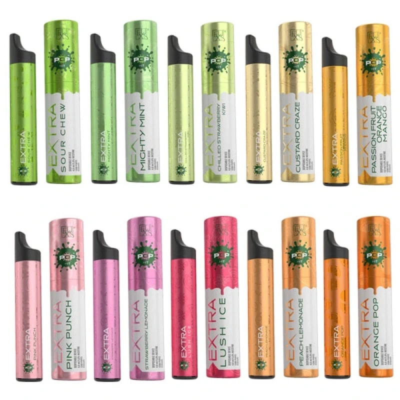 Ready to Ship New 22 Flavors 300 Puffs Electronic Cigarette Pop Hit Disposable Vape Pen Wholesale Vape 1200puffs