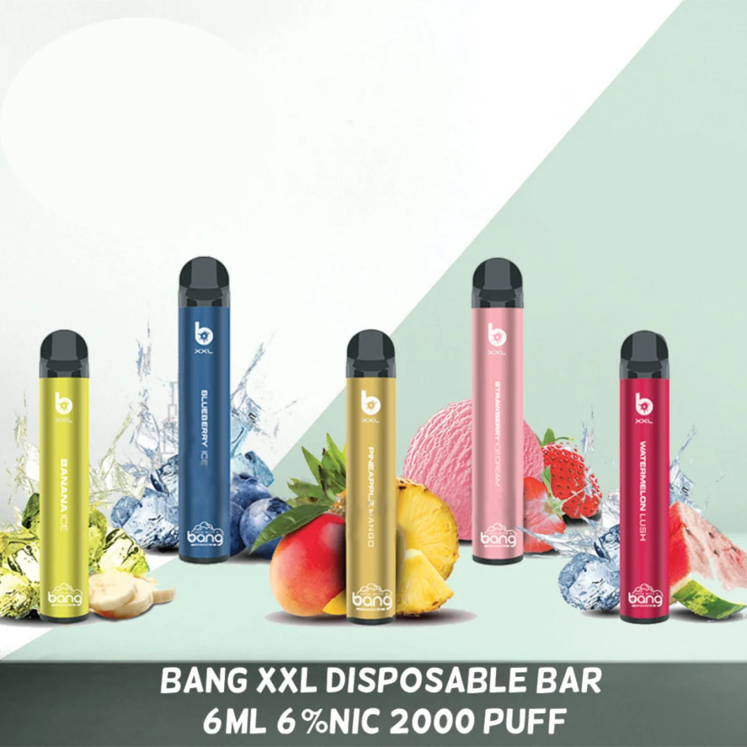 Bang XXL Disposable Ecigs 6% Nicotine 2000puffs Vape Pen