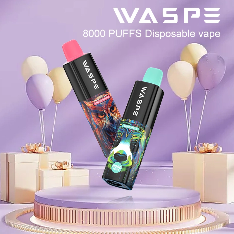 Waspe Miou 8000puffs /9000puffs Disposable Vape Electronic Cigarette Vape Pen Plus XXL