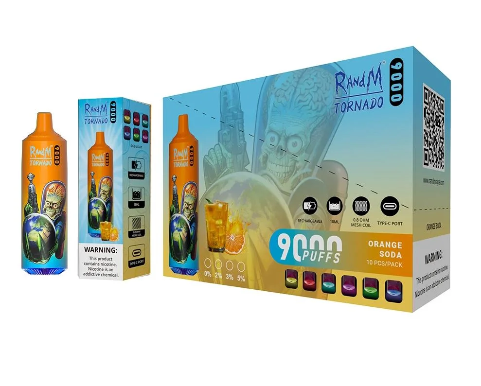 Randm Many Flavors Disposable Vape Bar 9000puffs Electronic Cigarette with 850mAh Battery