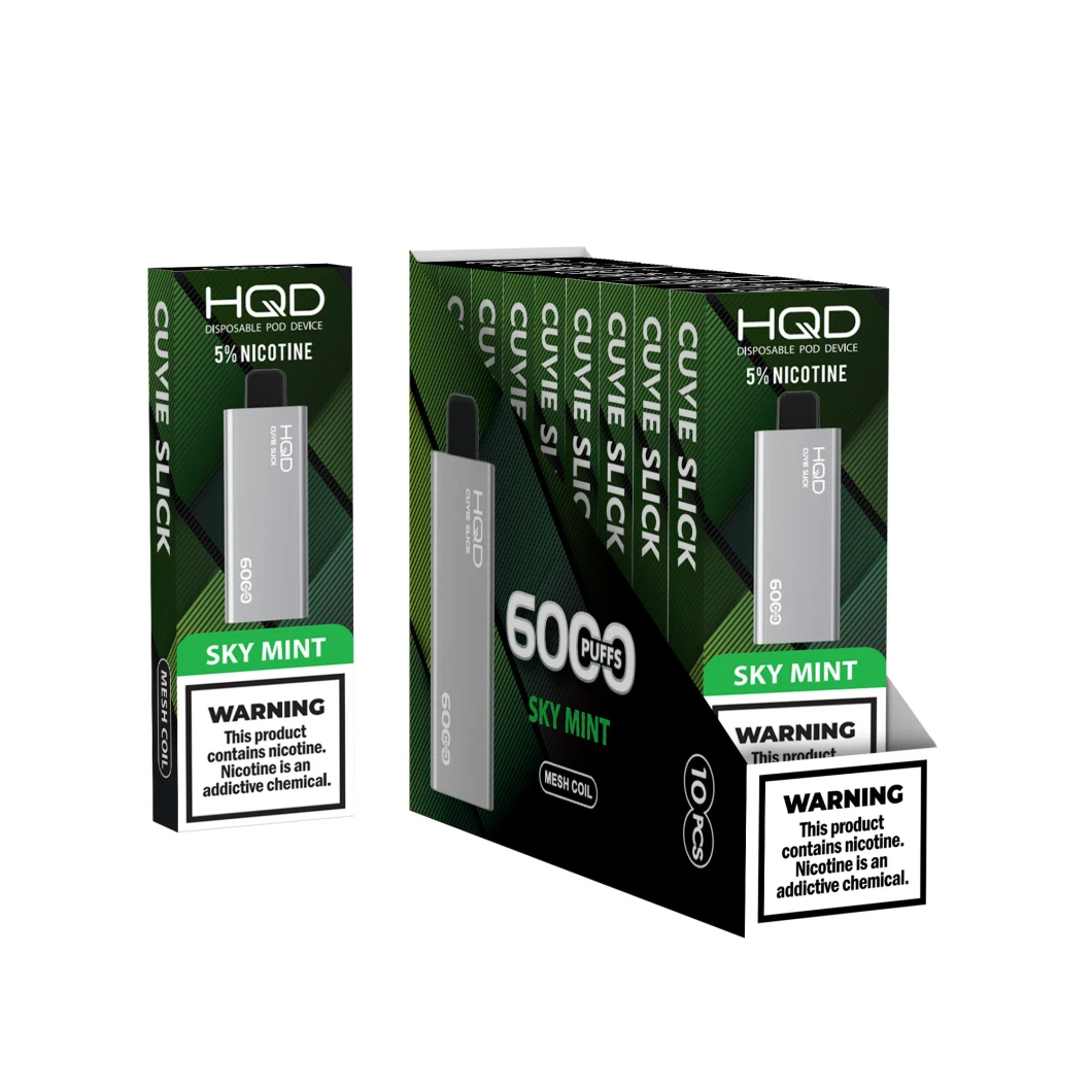 Hqd H102 Cuvie Slick 6000puffs Disposable Vape