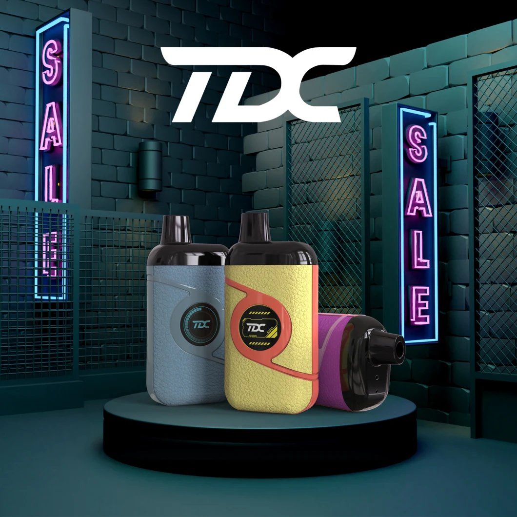 Tdc Good Taste Flavors 6000puffs Rechargeable Type-C New Design Box Type Puff Bar Devices Disposable Vape