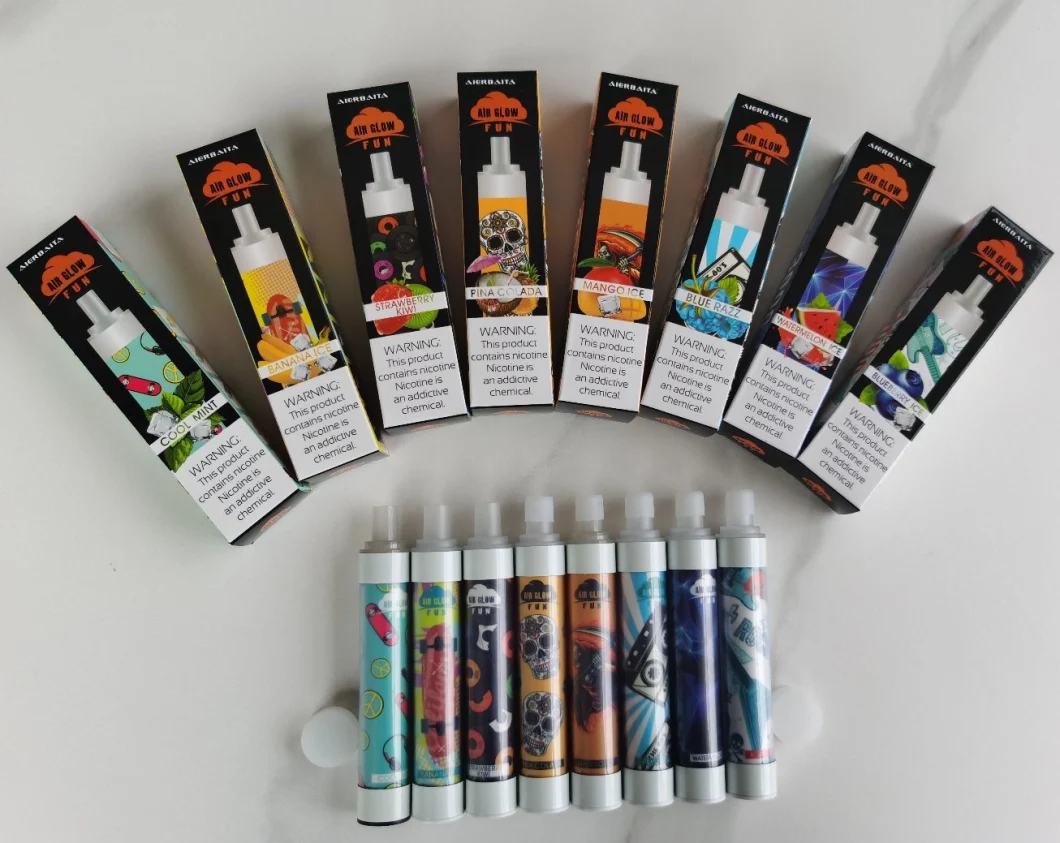 2022 New Hot Disposable LED Lighted Rechargeable Electronic Cigarette 3000puffs Custom Logo Vape Pen