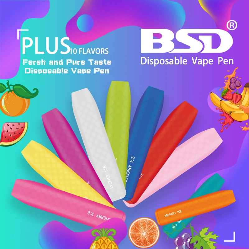 Hot Sell and Durable Bsd Plus Puff Bar 1200puffs Disposable Vape Ecigarettes Made in China