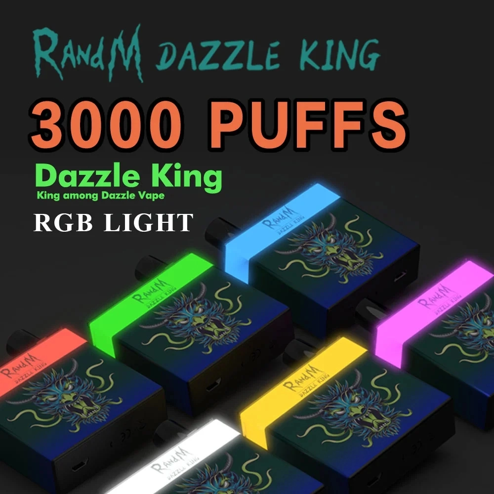 Dazzle King 3000puffs R and M Disposable E-Cigarette Vape